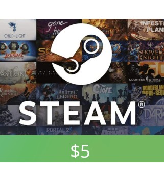 Steam Wallet Card $5 TURKEY Activation Code Steam Key 